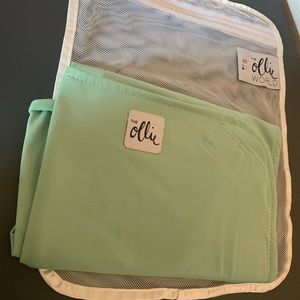 Ollie swaddle, color:meadow